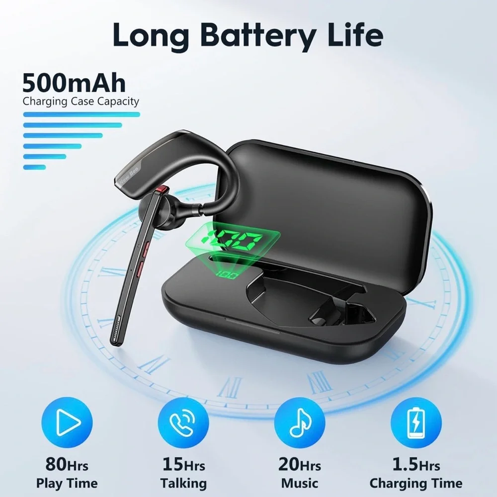 New Bee M50 Bluetooth Headset Black